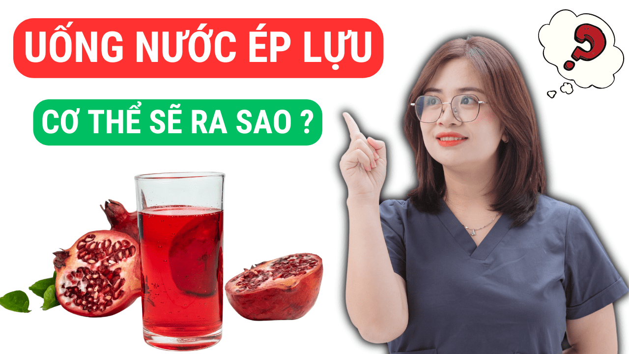 Uống nước ép lựu